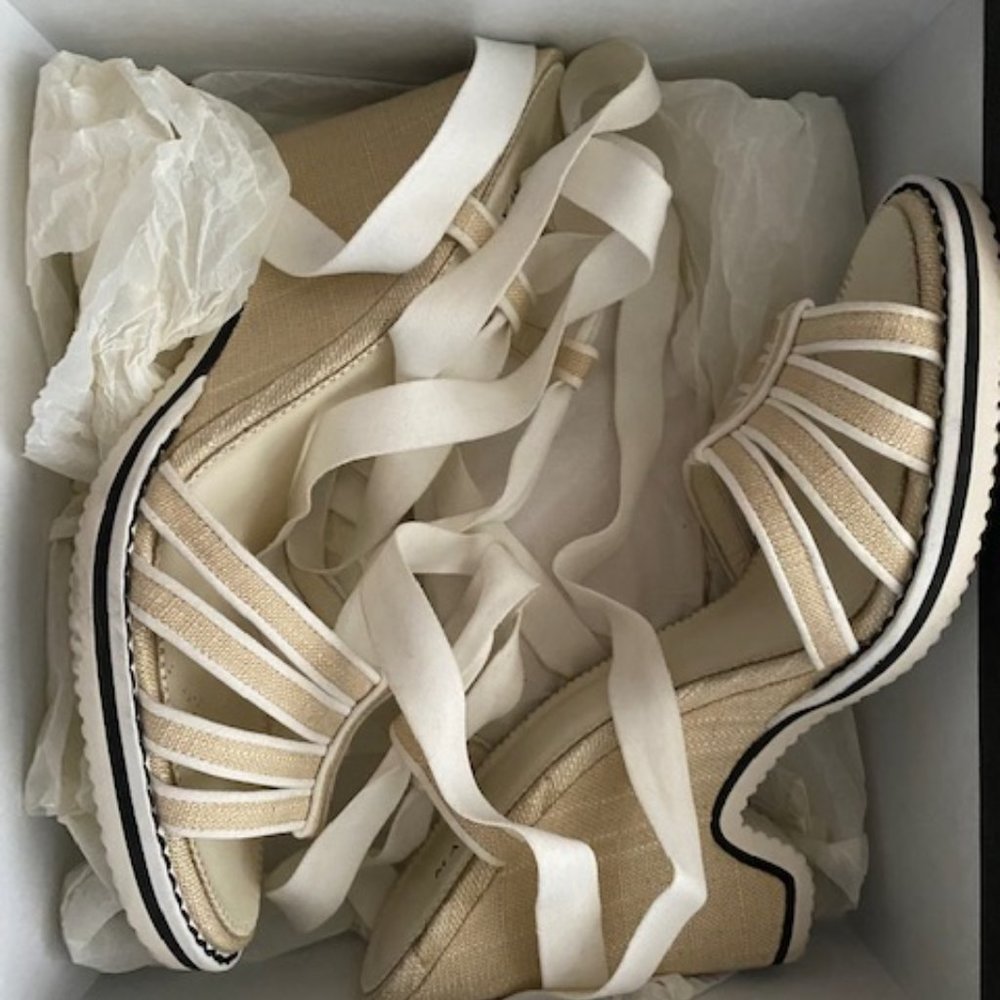 Marc Jacobs-Vintage 70's Wedge Strap Shoe-Size 40/9